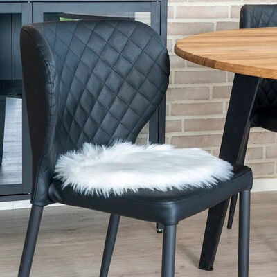 House Nordic keinotekoinen taljaistuinpehmuste Ø35 cm valkoinen